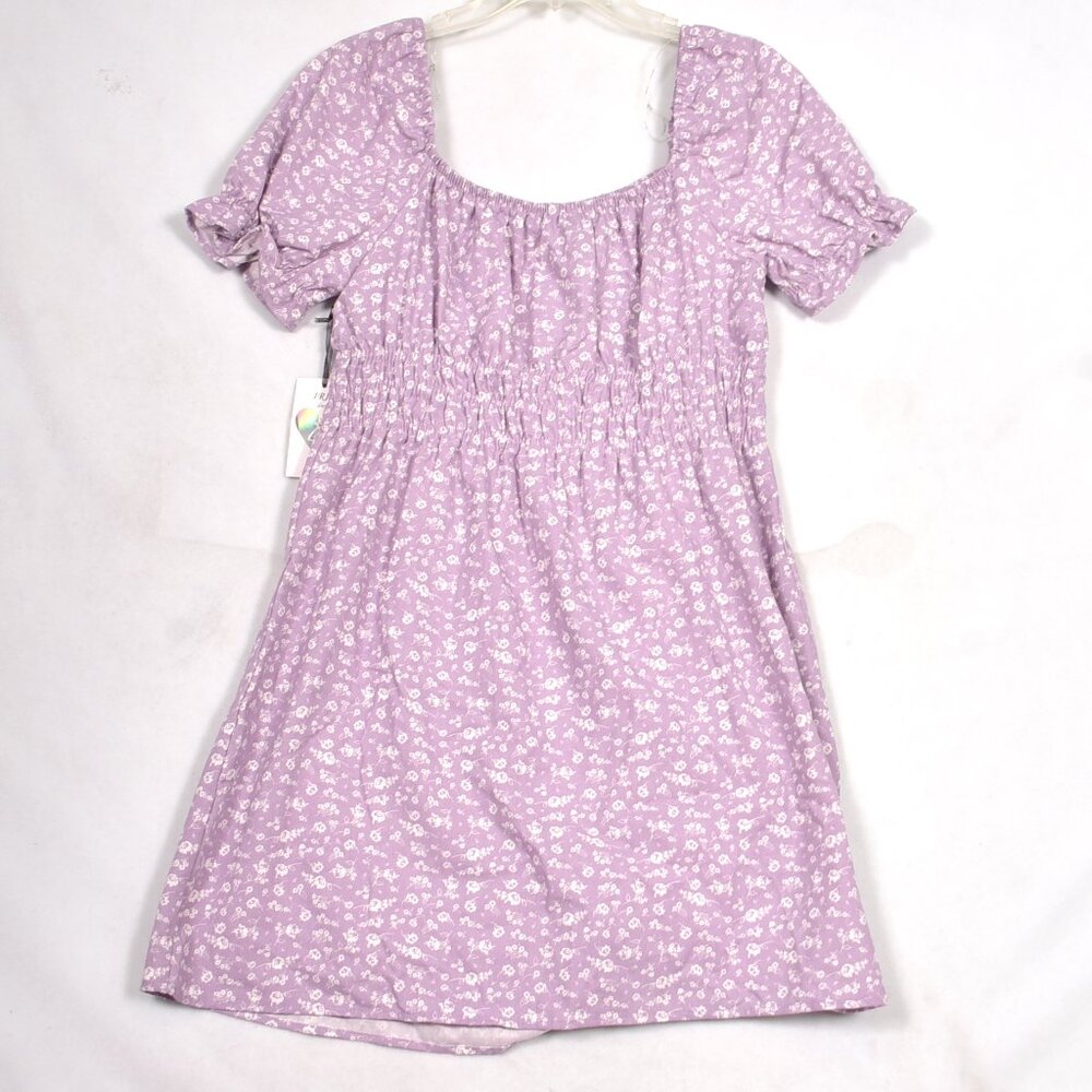 IRIS Women's Midi Dress Size XL Purple Floral - Picture 8 of 8